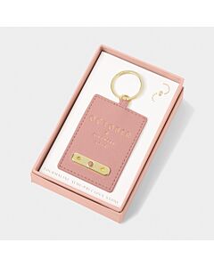 Katie Loxton Birthstone Keyring 'February'